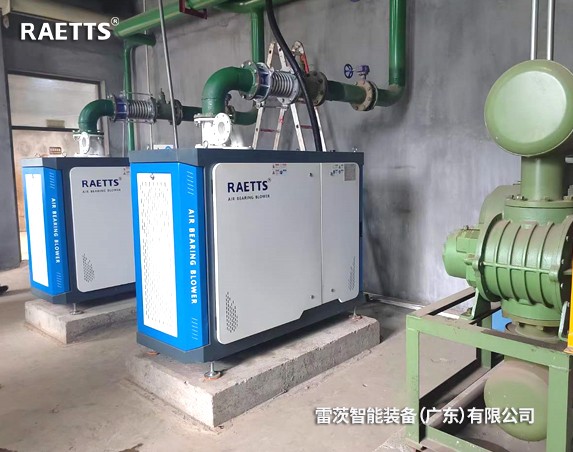 2臺22kW雷茨空氣懸浮風機改造后一年節能15萬元